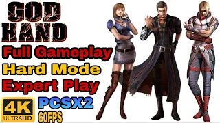 God Hand Full Gameplay (HARD MODE) PCSX2 4K 60FPS Complete Walkthrough | PS2 | No Die { FULL GAME }