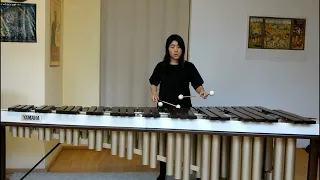 J.S.Bach: Cello Suite No.3 Bourree/ performed by Hiromi (for Marimba)