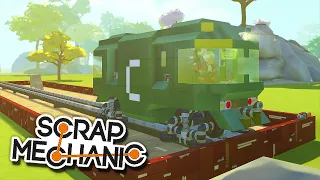 ПОЕЗД ИЗ КОРОБКИ | SCRAP MECHANIC (Cloud.I.Am)