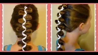 French (Dutch) Loony Ribbon Braid, Cute Hairstyles, Hair4MyPrincess