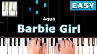 Aqua - Barbie Girl - Piano Tutorial Easy