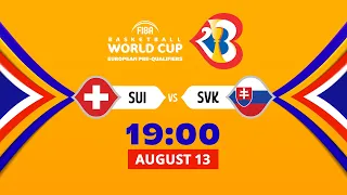 Switzerland v Slovakia | Full Game - FIBA Basketball World Cup 2023 European Pre-Qualifiers