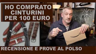 6 cinturini in pelle a buon prezzo, valgono quello che costano?