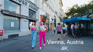 Vienna, Austria 🇦🇹 - Night Life Of Vienna 😲 - Vienna 2024 - 4K Walking Tour Video Austria