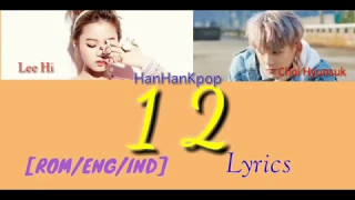 Lee Hi ft Choi Hyunsuk - 1, 2 [ROM/ENG/IND] lyrics