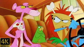 Driving Mr Pink (1994) Pink Panther Cartoon [4K] [FTD-1332]