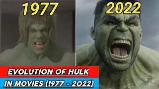 Evolution Of Hulk In Movies (1977 - 2022) | UrduHindi | Sani FactTricks #HulkEvolution