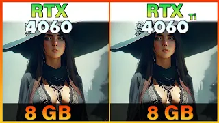 RTX 4060 vs RTX 4060 Ti Tested in 12 Games