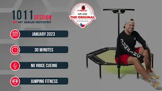 30 minutes trampoline session January 2023 - JUMPING FITNESS - NO VOICE CUEING - #RoadTo1011