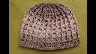 The Waffle Stitch Hat Crochet Tutorial!