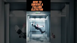 HOW TO SURVIVE A FALLING ELEVATOR #shorts