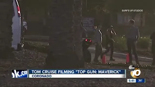 Tom Cruise filming Top Gun sequel in San Diego