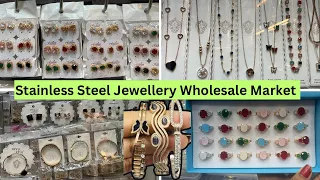 Anti Tarnish Stainless Steel Jewellery Wholesale Market Mumbai| Korean Jewellery| Western Jewellery