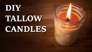 How to Make Clean Burning Tallow Candles