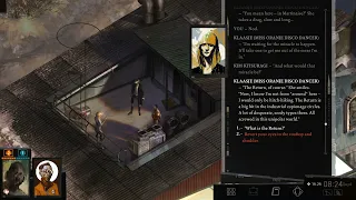 Disco Elysium - the Shivers check on Klaasje's roof