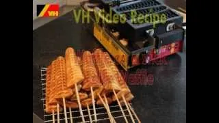 Waffle on a stick or lolly waffles on the VH Commercial waffle maker