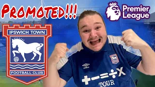 Ipswich get promoted to the premier league! ITFC vs Huddersfield Vlog!