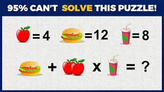 95% CAN’T  SOLVE THESE MATH PUZZLES | ONLY A GENIUS CAN PASS THIS TEST!  - Part 5