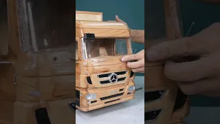 Wood Truck - Mercedes Benz Truck #woodworking #woodcar #truck