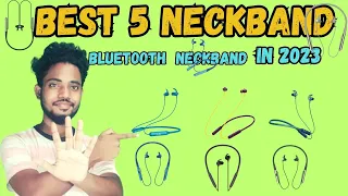 Top 5 best neckband earphones। best bluetooth neckband in 2023.