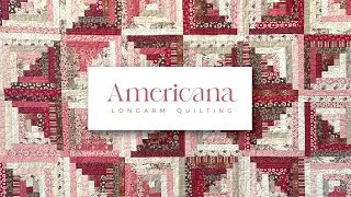 Americana Quilting - Log Cabin Star Quilt