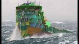 Top 10 Crashing & Sinking Large Ships During Monster Waves In Storm & Scary Hurricane