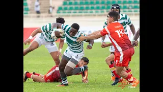 ZIMBABWE U20 JNR SABLE RUGBY MASSACRE TUNISIA