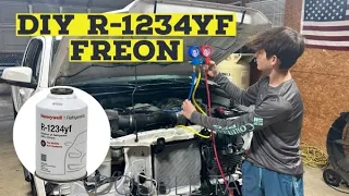 How to Recharge R-1234YF Freon in Toyota Tacoma