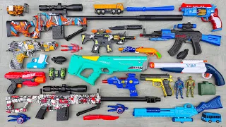 Mengumpulkan Senapan NERF war GUNS, Senapan Pistol, Gear Light AK47 Gun, Sniper Rifle, Spiderman Gun