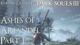 Dark Souls 3 Walkthrough - Everything Possible in... Ashes of Ariandel (Part 1)