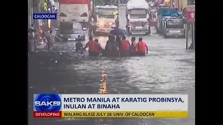 Saksi: Metro Manila at karatig probinsya, inulan at binaha