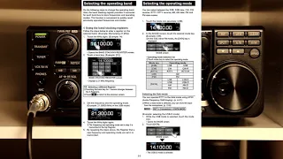 Icom IC-7300 From A to Z - #1 Introduction, setting Bands & Modes & programming your own call sign