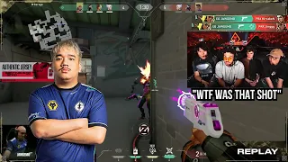 Tarik, Boaster & Kangkang Reacts to EG Jawgemo's INSANE Right Click KILL vs PRX in Grand Finals!!