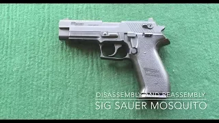 Sig Sauer Mosquito Disassembly and Reassembly