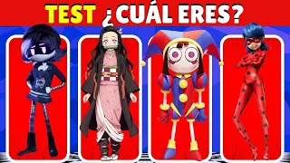 TEST: ¿QUÉ PERSONAJE ERES? ⭐|  POMNI, NEZUKO, LADYBUG o UZI | Juegos Mentales | #testdepersonalidad