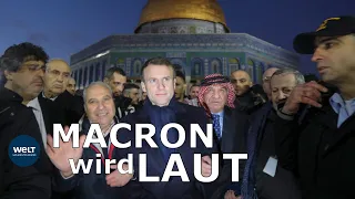 ISRAEL: Macron legt sich mit Polizisten an - "Jeder kennt die Regeln!"