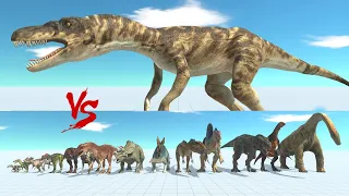 NEW RAPTOR vs All Units Dinosaurs (1 vs 1) with HP Bar