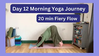 20 min Morning Yoga | Ignite Your Inner Fire Flow | Day 12 of 14 Day Morning Yoga Journey 🔥