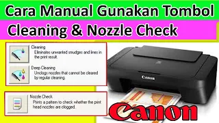 Cleaning Head and Nozzle Check Color Manual Printer Canon MG2570S