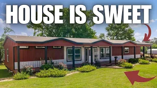 GORGEOUS country-style mobile home w/ custom FEATURES! Prefab House Tour