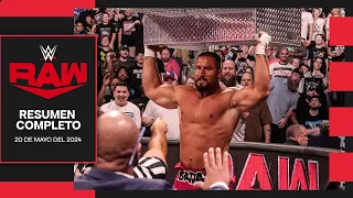 WWE RAW 20 Mayo 2024 - Resumen Completo en Español