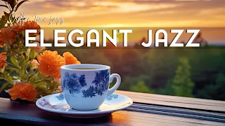 Elegant Spring Jazz ☕ Smooth Happy Coffee Jazz Music & Sweet Bossa Nova Piano for Relaxation