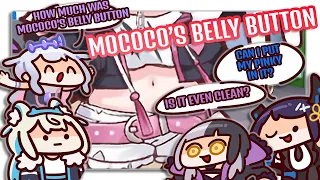 Mococo's belly button got bullied by everyone in advent even Fuwawa