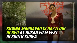 Shaina Magdayao dazzles in red at Busan film fest | ABS-CBN News