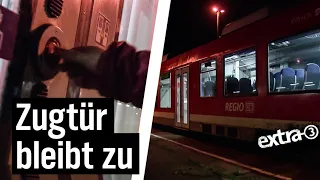 Realer Irrsinn: Leerer Zug in Thüringen | extra 3 | NDR