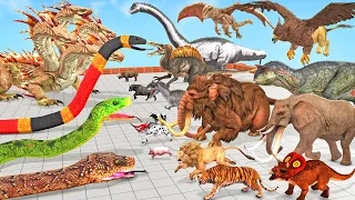 The Toughest of All   Fantasy Revolt Giant Hydra Reptiles Battle Animal Revolt Battle Simulator