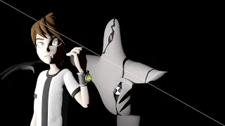 crappy Sfm: Ben 10 ghostfreak transformation