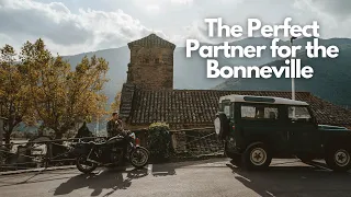 Out of Barcelona and into the Hills on the Bonneville