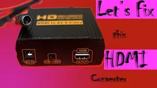 HDMI to S-Video Converter