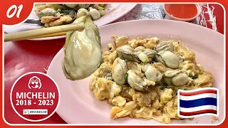 35+ Years MICHELIN Fried Oyster in Bangkok - Nai Mong Hoi Thod - Thailand street food